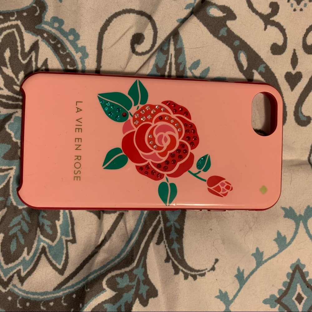 Kate spade ♠️ la vie en rose IPhone 7 case